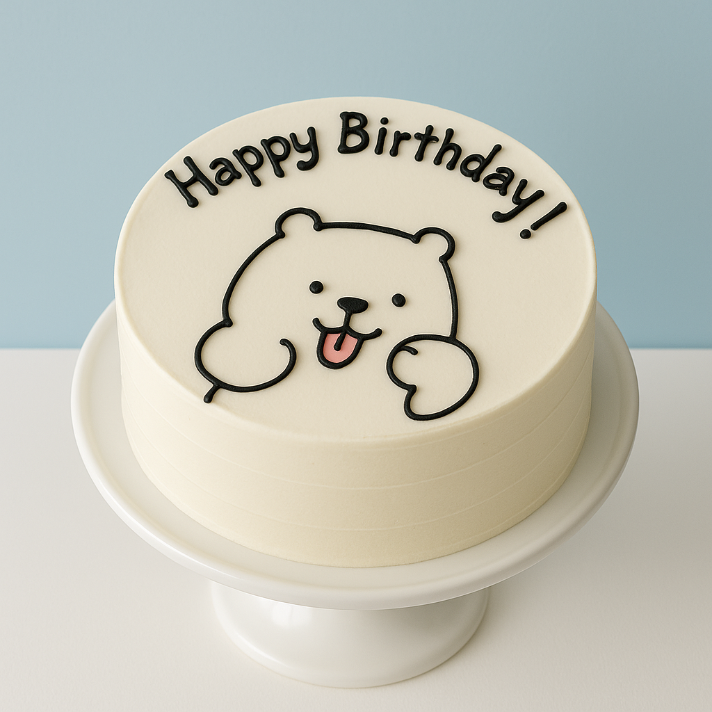 We Bare Bears Cartoon Birthday Cake