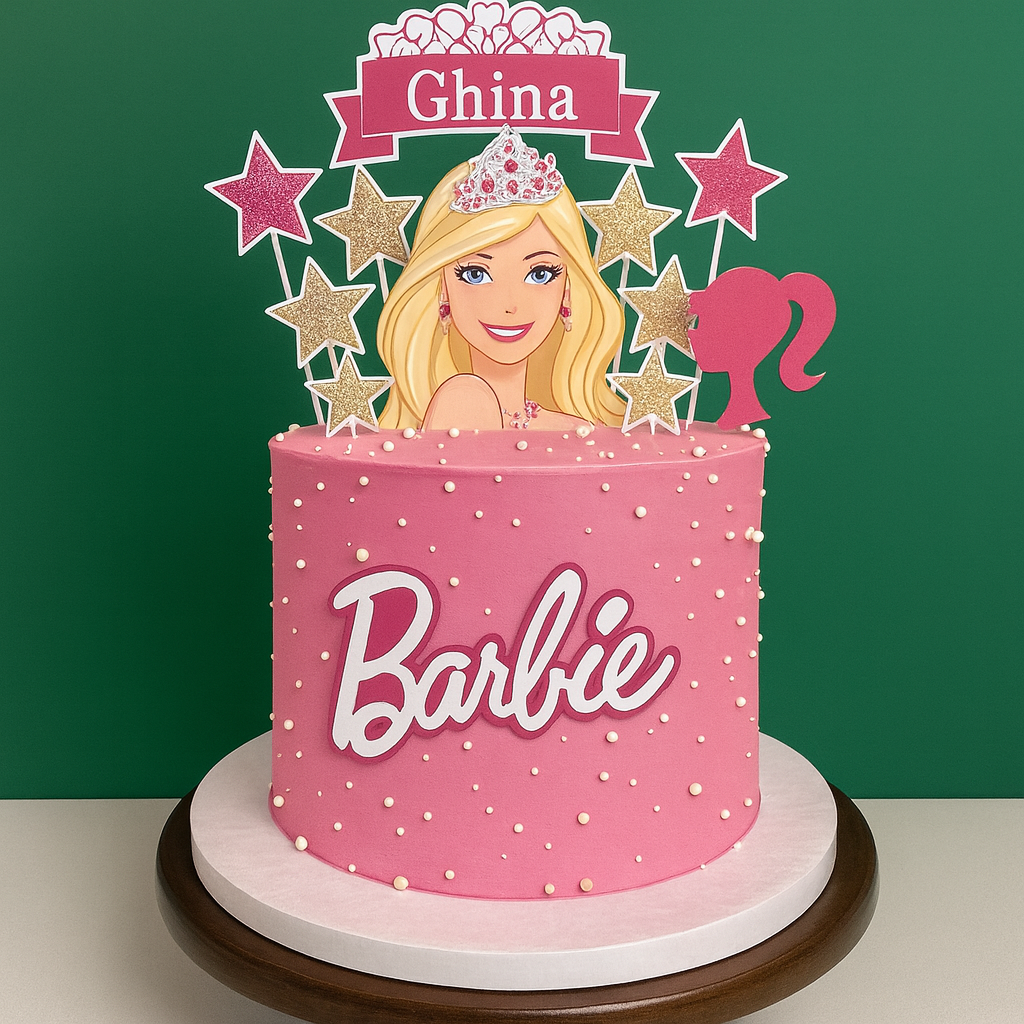 Barbie Glam Star Birthday Cake