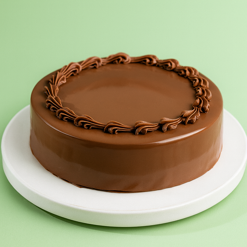 Classic Milk Chocolate Mirror Cake