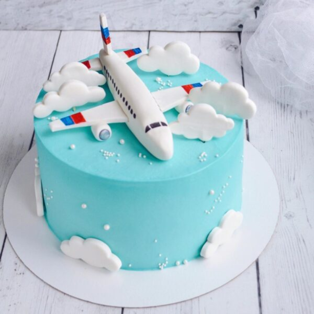 Sky Adventure Airplane Fortnite Cake