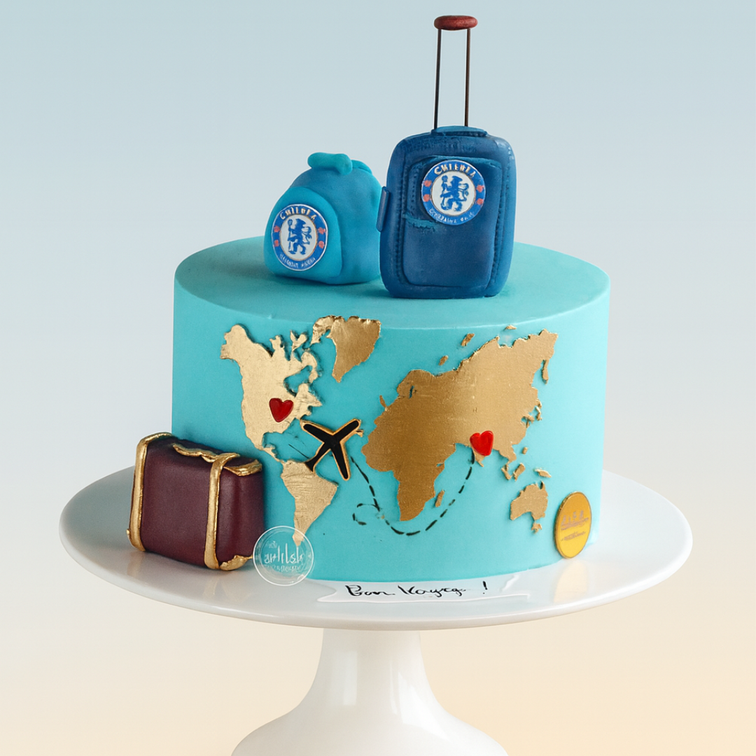 Bon Voyage Adventure Fortnite Cake