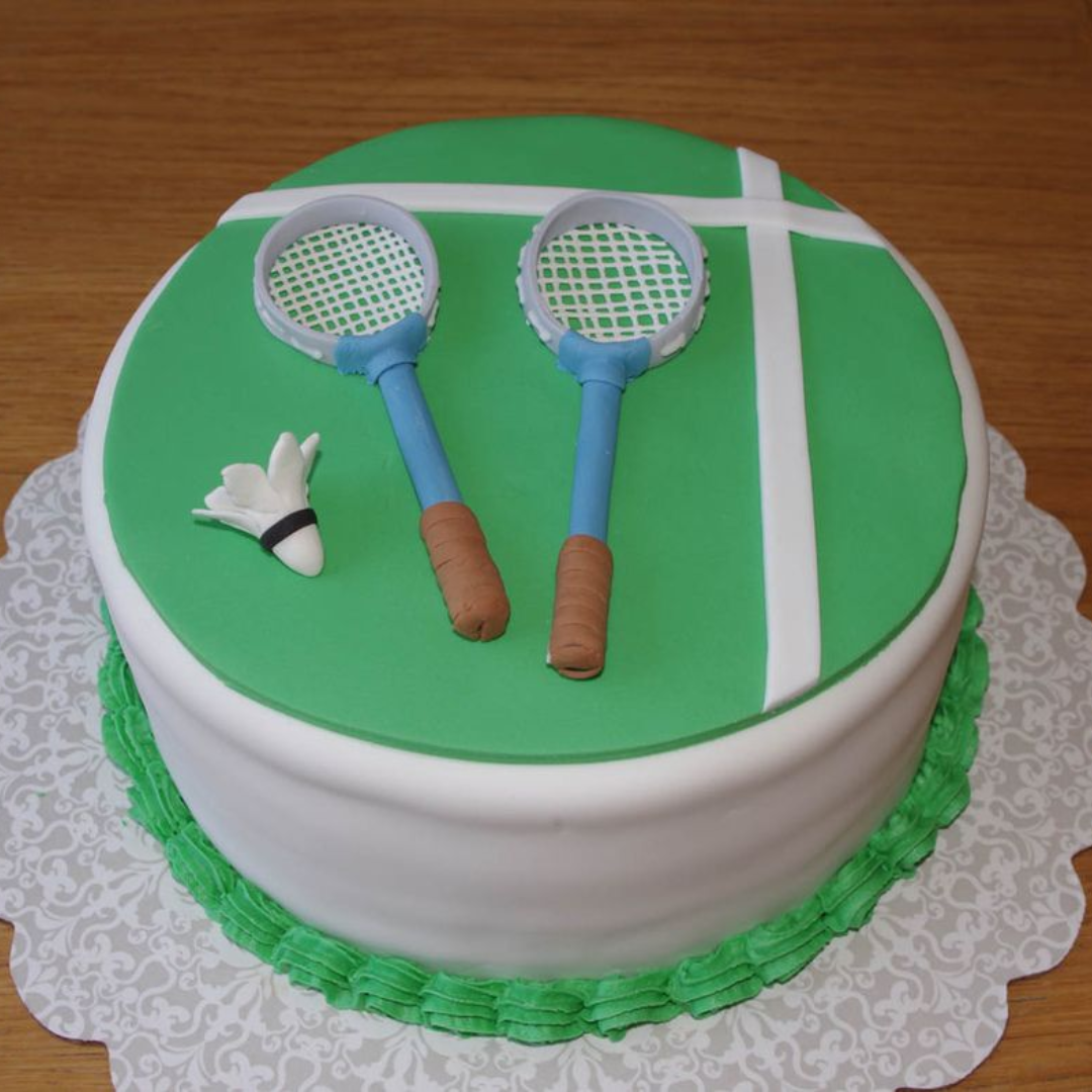 Badminton Racket Court Fortnite Cake
