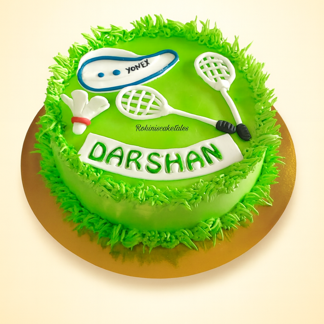 Badminton Birthday Fortnite Cake