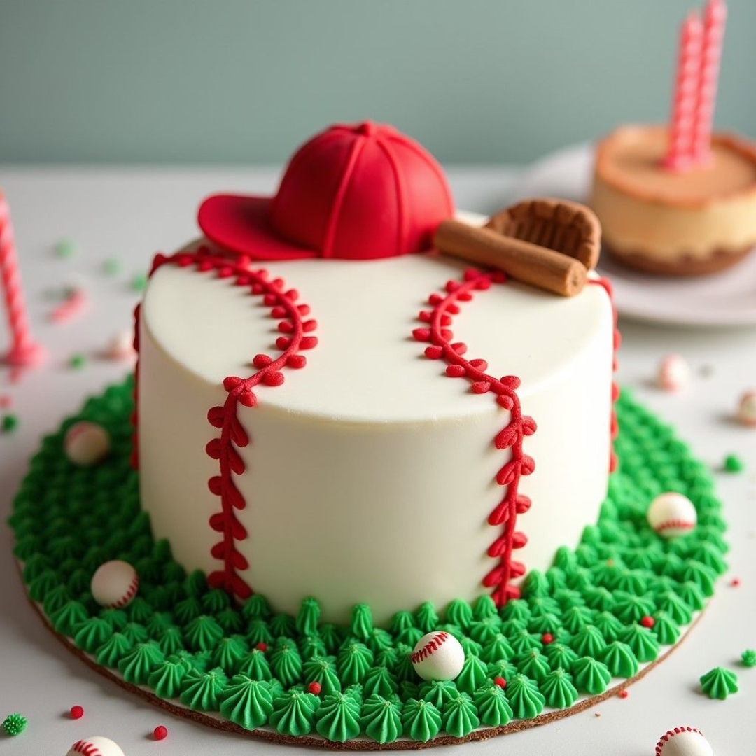 Baseball Dream Birthday Fortnite Cake