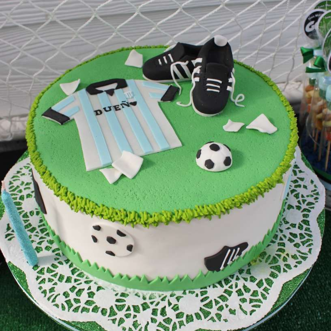 Football Jersey & Boots Birthday Fortnite Cake
