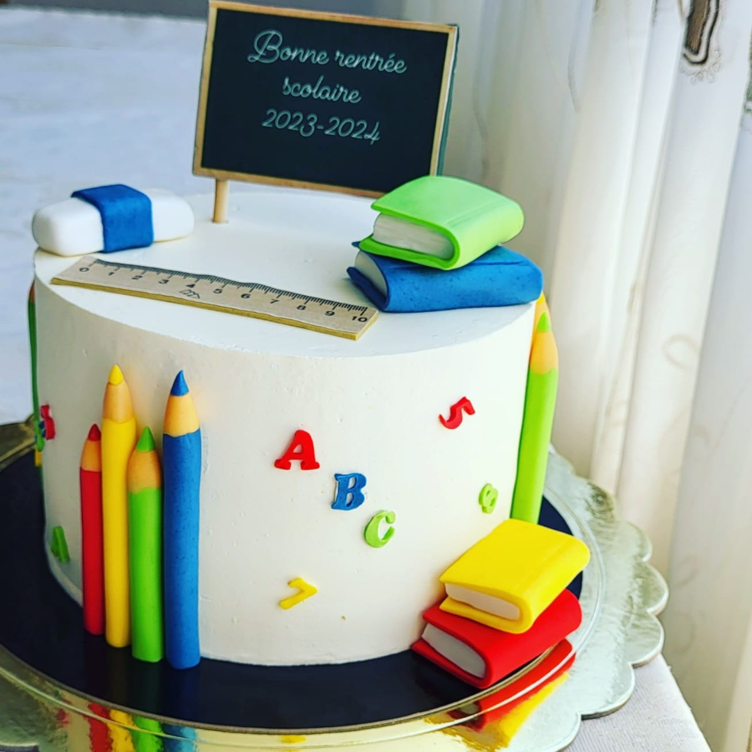 Back-to-School Celebration Fortnite Cake