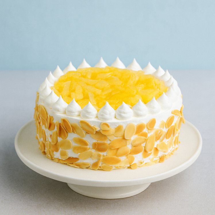 Pineapple Almond Delight Cake