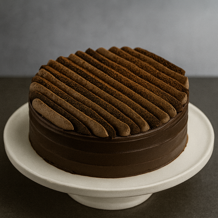 Mocha Velvet Truffle Cake